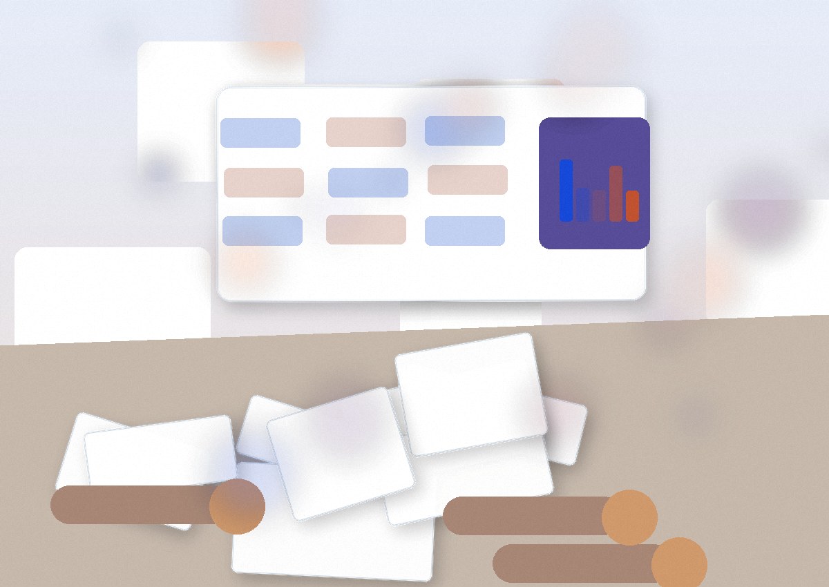 Espace de travail professionnel avec documents et ordinateurs